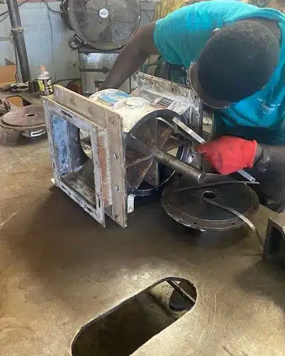 Rotary Valve Airlock Feeder Repair Feature Image - Lamb's Machine Works